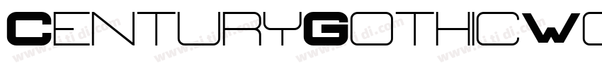 CenturyGothicW01 Bol字体转换